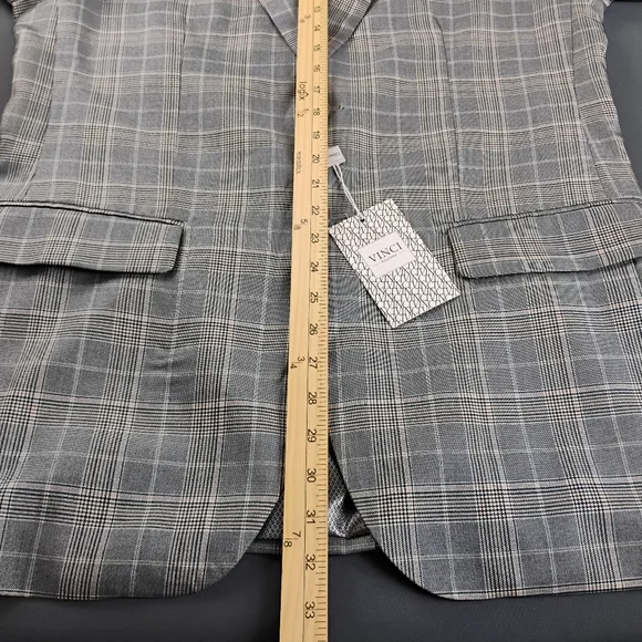 VINCI Sport Coat Men's Size 38R Grey Two-Piece Blazer NWT $359.99
